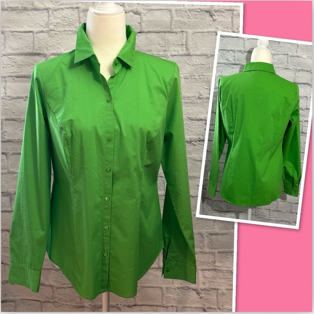 Worthington Stretch Button Up Top (NWOT)